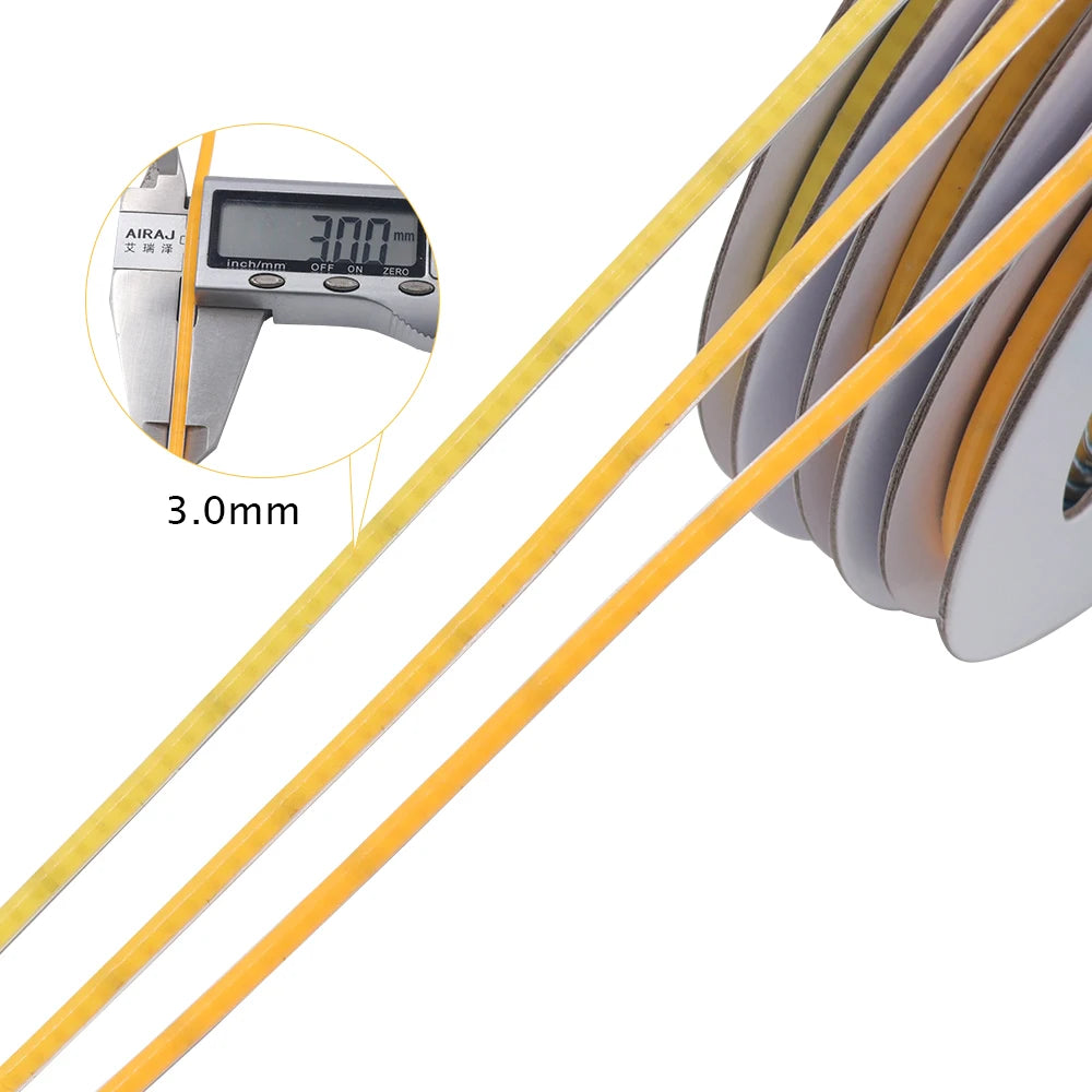 3mm 5mm 8mm PCB COB LED Strip 5V 12V 24V 320LEDs