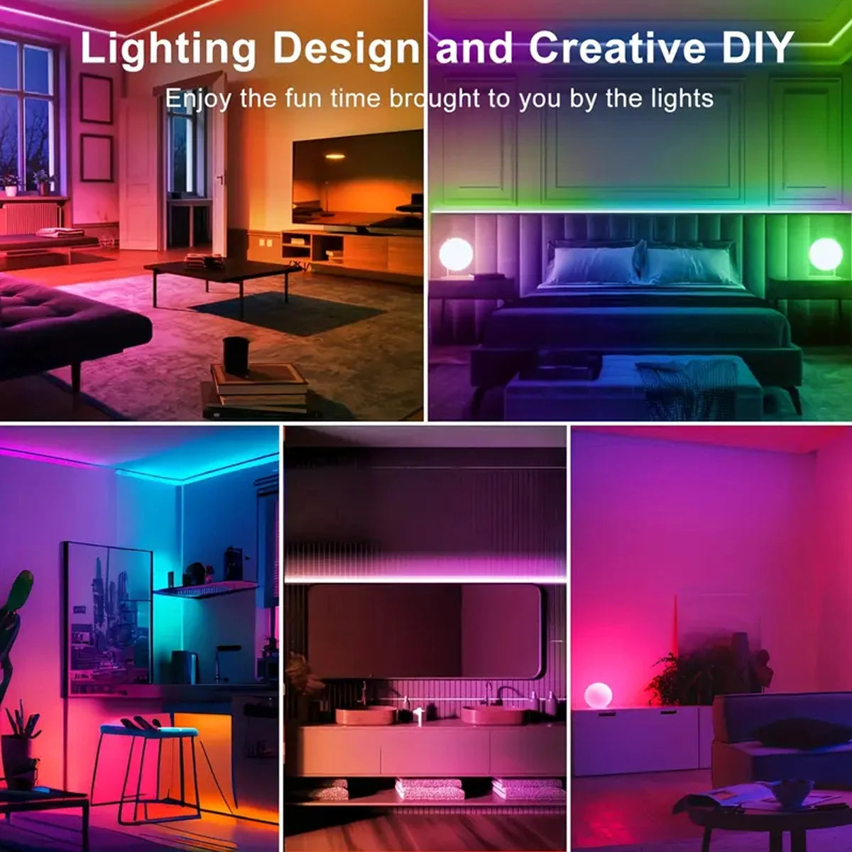 5V LED strip lamp RGB with USB 24 key Bluetooth remote control