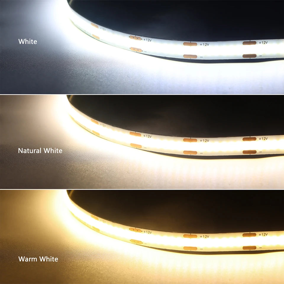 Smart Penetrable Wood COB LED Strip Touch Sensor Light