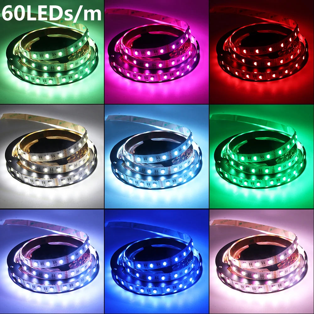 RGBWW RGBW LED Strip 12V 24V 60/108/120LEDs For Room Decoration
