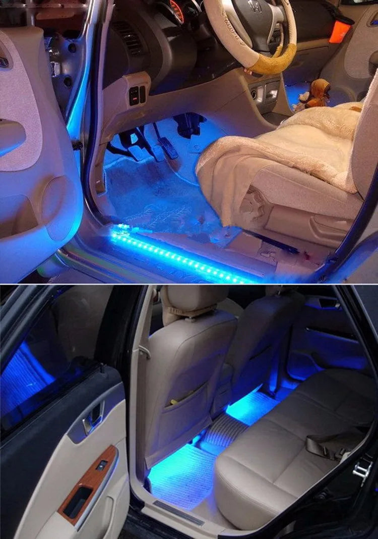 12V LED Strip Lights Waterproof Flexible Pink Blue 1m 2m 3m 4m 5m