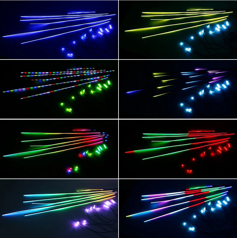 18 in 1 Led Car Ambient Lights 213 64 Color RGB