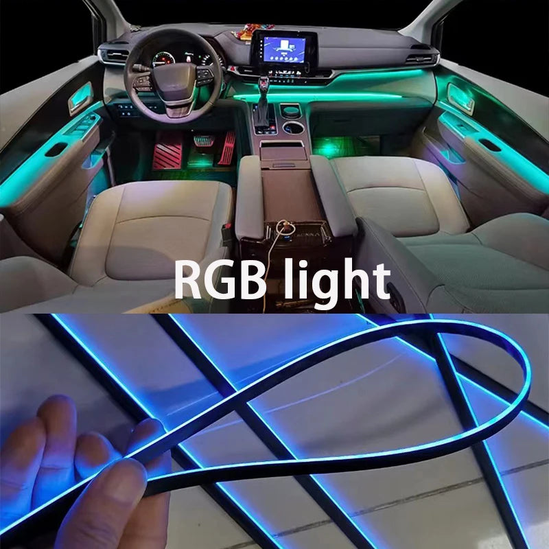 Led Car Ambient Lights RGB 213 64 Color Acrylic Strips