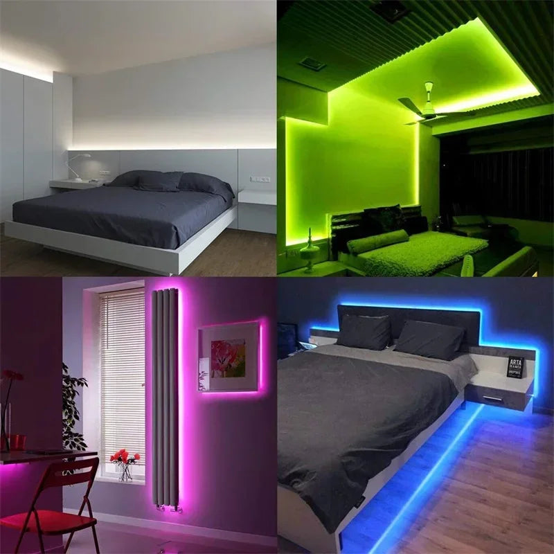 RGB LED Neon Lights with 44Keys Remote Flexible Neon Strip Lights
