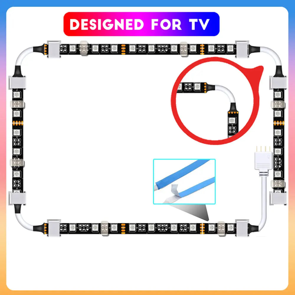 USB 5V RGB TV Led Backlight Strip 30Leds/M Led Lighting