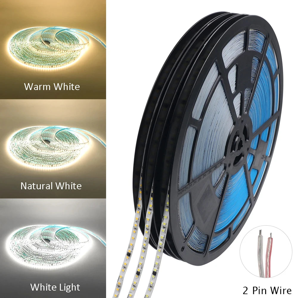 10m 20m 50m 220V 2835 LED Strip Light Flexible Led Tape Lights