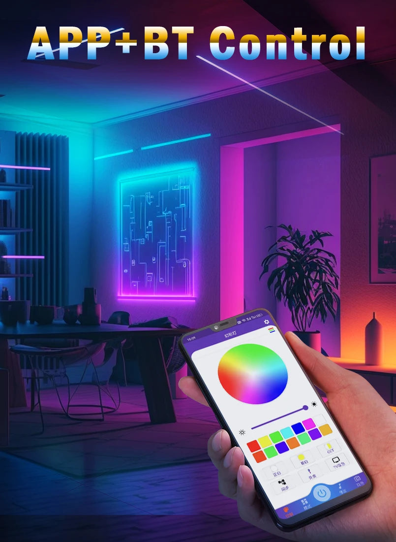 Super Thin Led Strip Lights 2812b SPI RGB Strip Dream Color