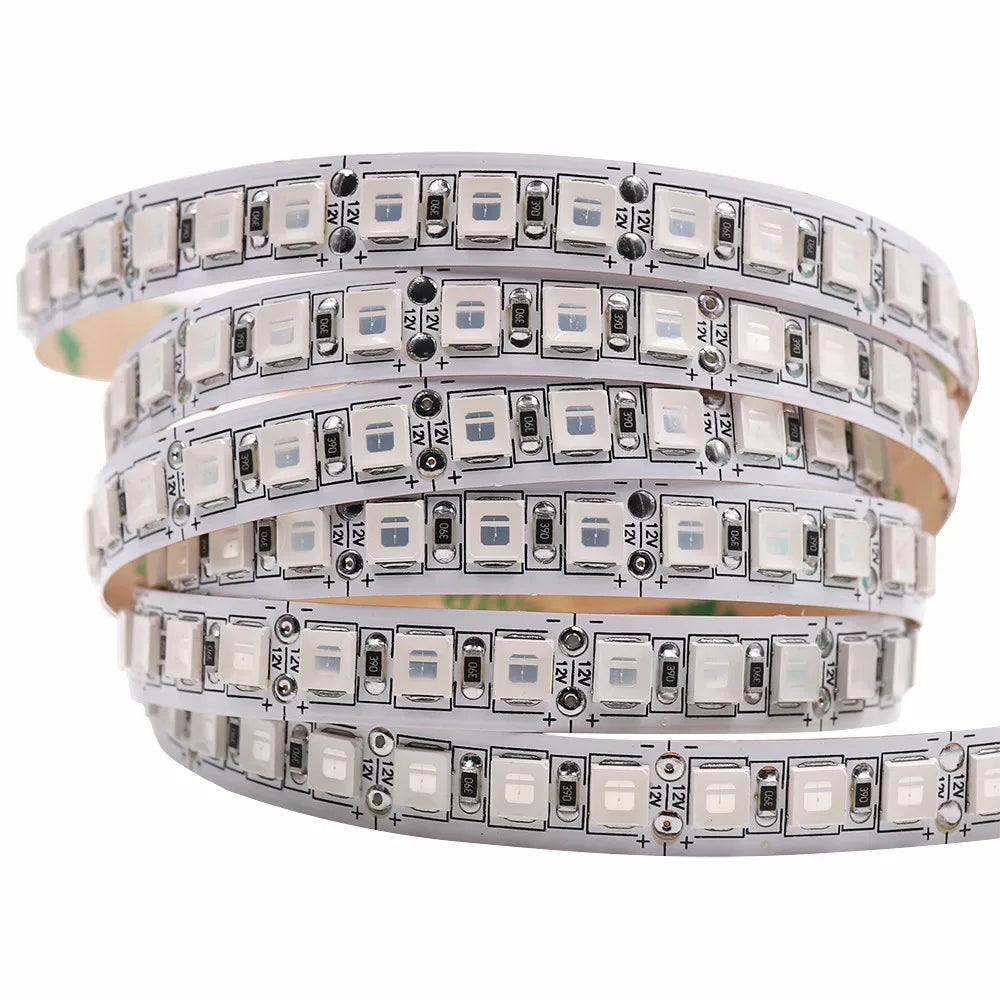 12V 5M LED Strip Light 5054 5050 2835 RGB SMD 120led 60LED Tape