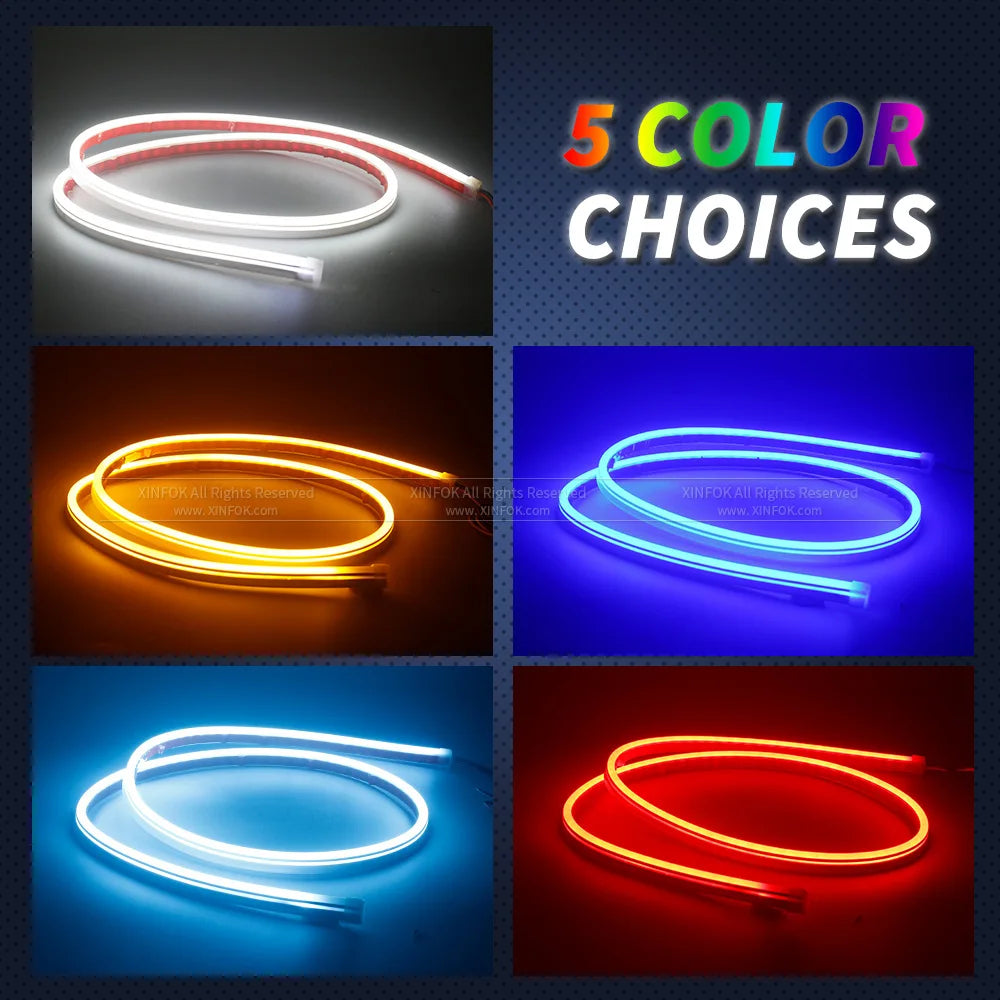 LED Car Hood Lights Strip Universal Auto Decorative Lamps