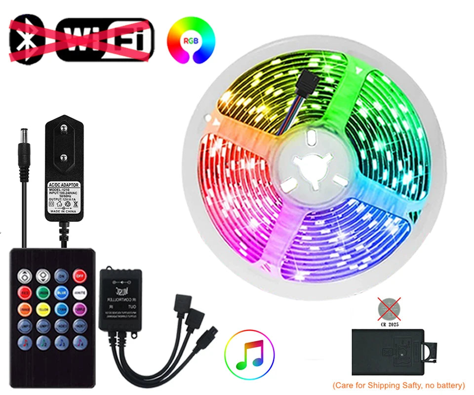 RGB Led Lights Strip Wifi Bluetooth Adhesive Led Tape