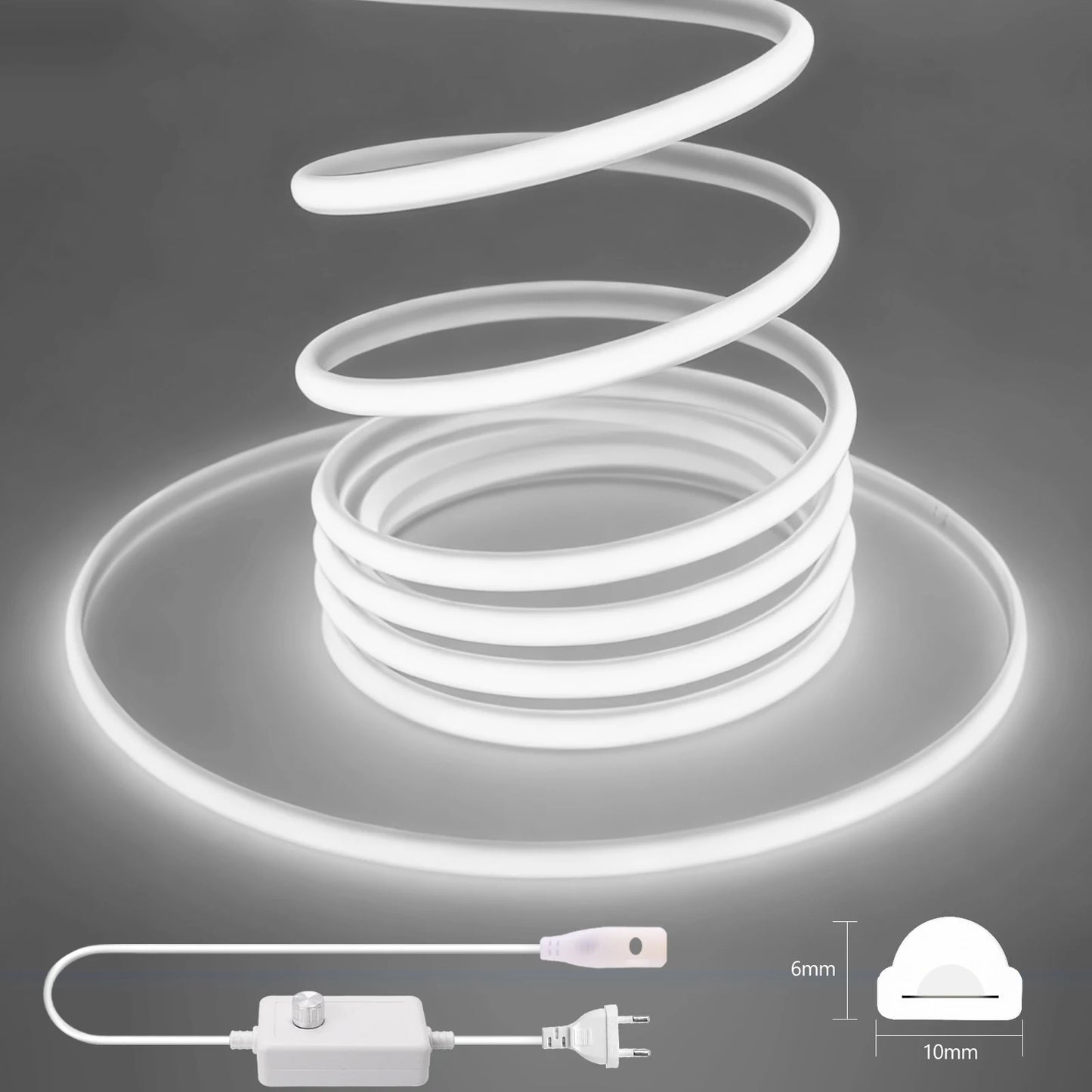 220V COB LED Light Strip IP65 Waterproof Ribbon Tape