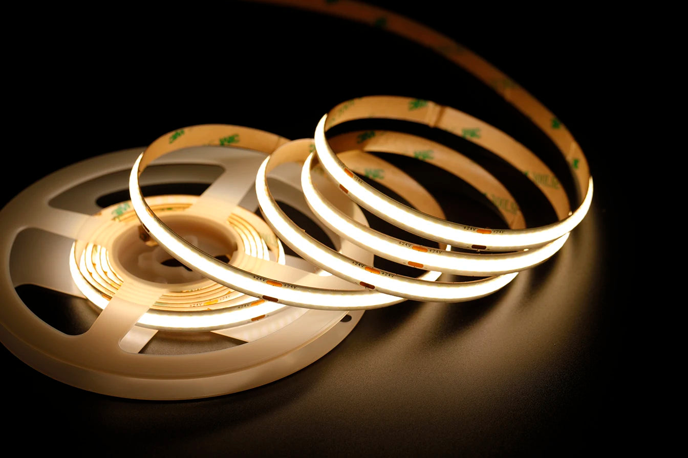 5V USB Tuya Zigbee 3.0 COB LED Strip Light 1m-5m Warm White