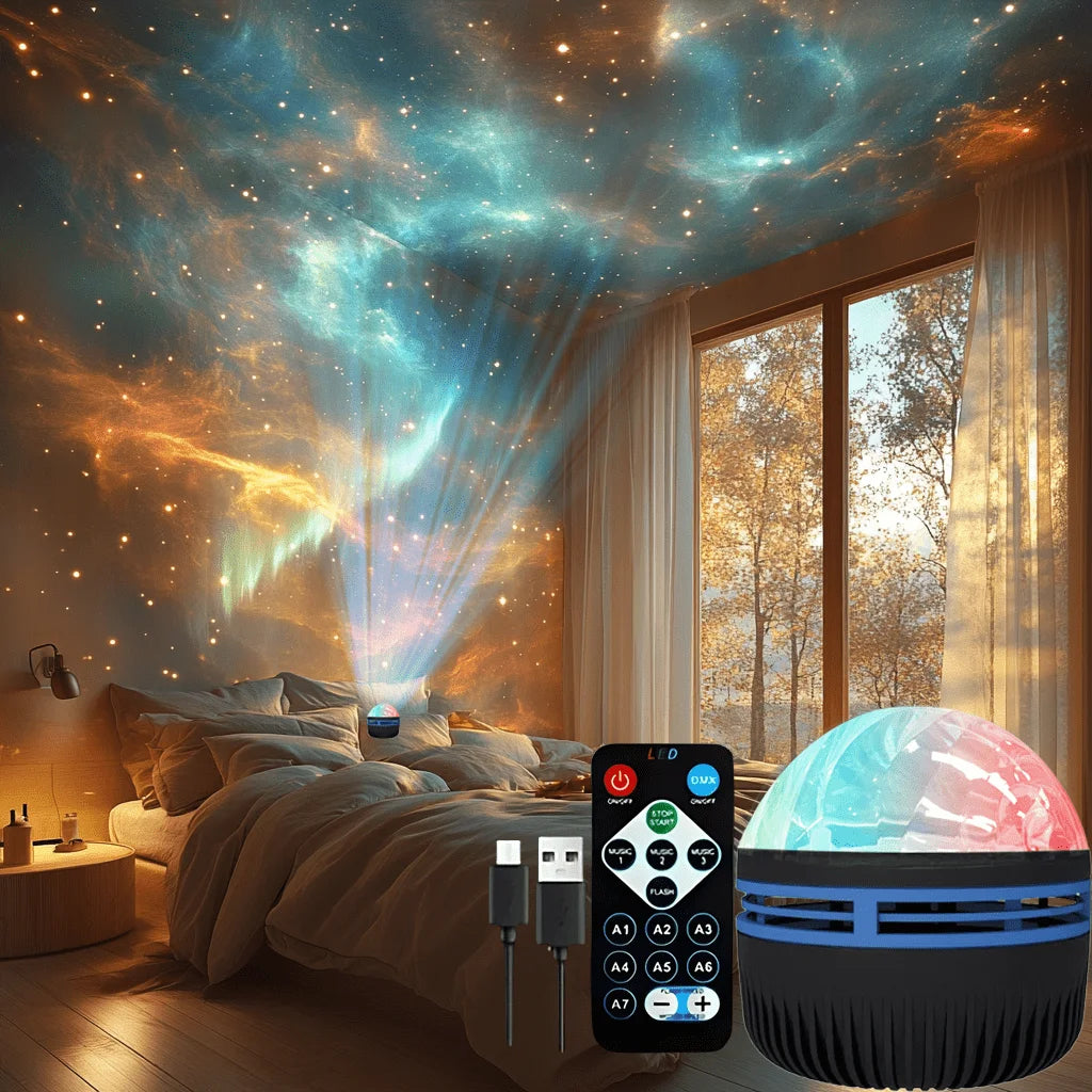 LED Night Light 7 Colors Starry Sky Projector Light