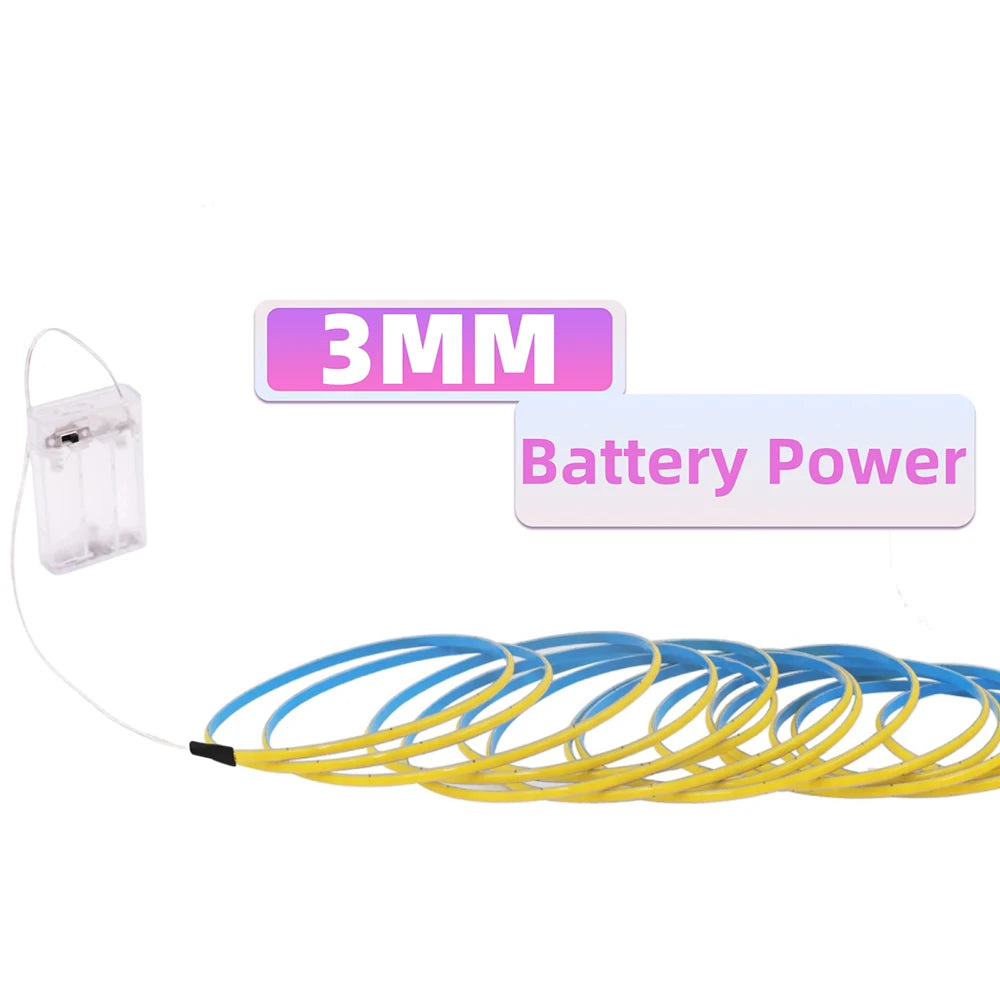 5V 3mm 5mm 8mm COB LED Strip Lights USB Motion Sensor