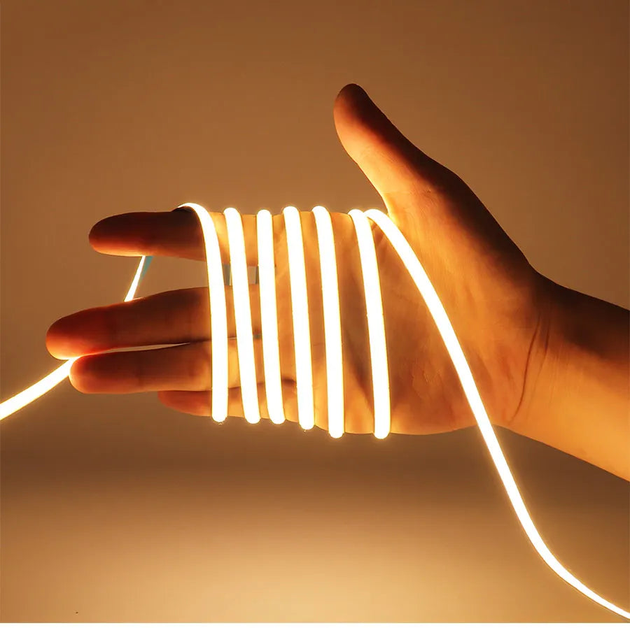 FOB COB LED Strip Lights  Flexible Dimmable LED Tape
