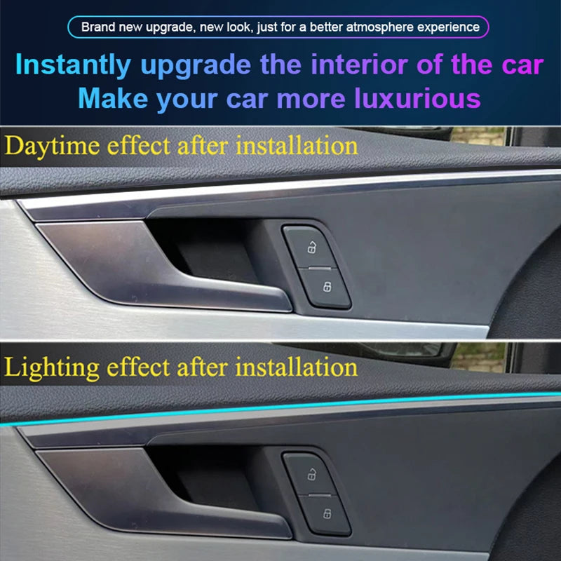 18 in 1 Newest Hidden Car LED Ambient Light Smoke