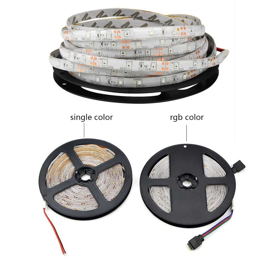 5M LED Strip SMD 5050 5054 LED Tape Waterproof Ribbon Diode