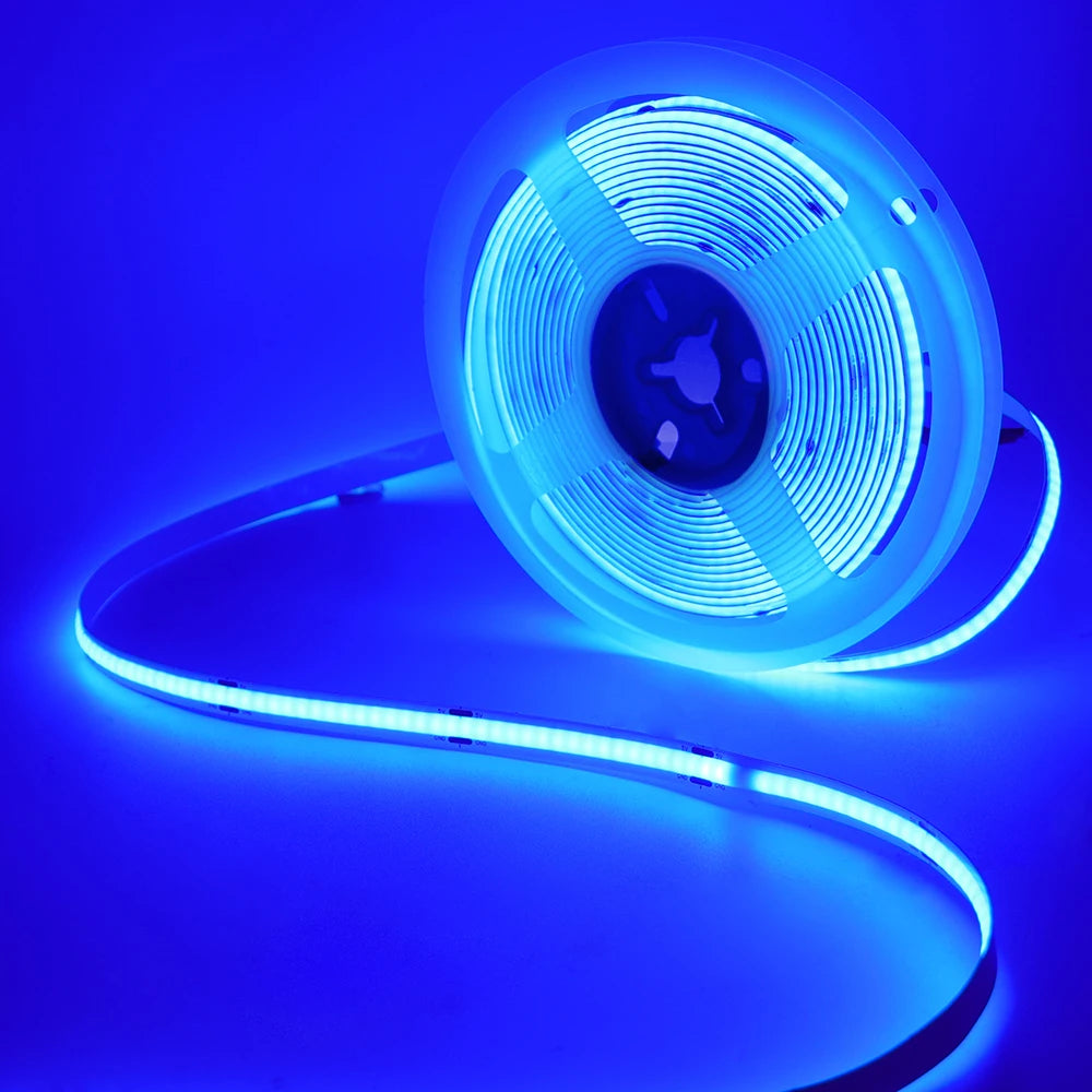 COB LED Strip 5V 12V 24V 320LEDs Flexible LED Tape