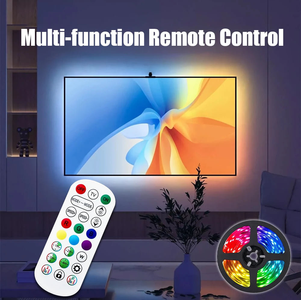 LED TV Led Backlight RGBIC USB Strip Light with AR Color