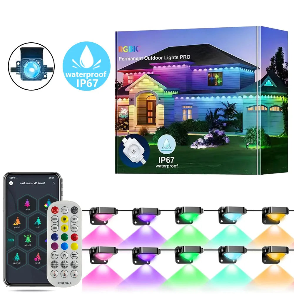 Smart LED Permanent Outdoor Light Home Decor