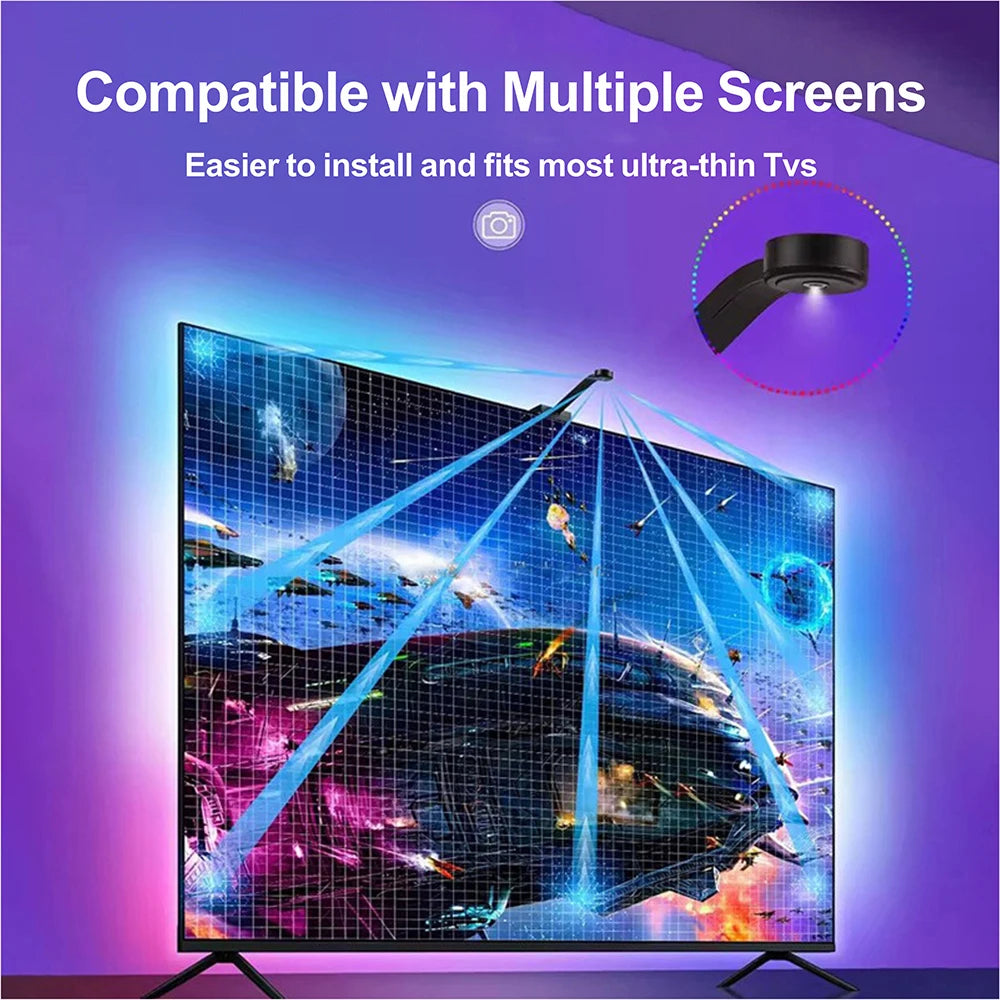 TV&PC LED Black Light WS2812 Camera Ambient Smart TV LED