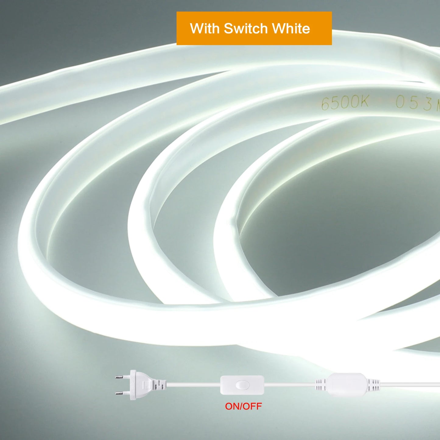 AC 220V Dimmable COB LED Neon Strip With Dimmer Lighting