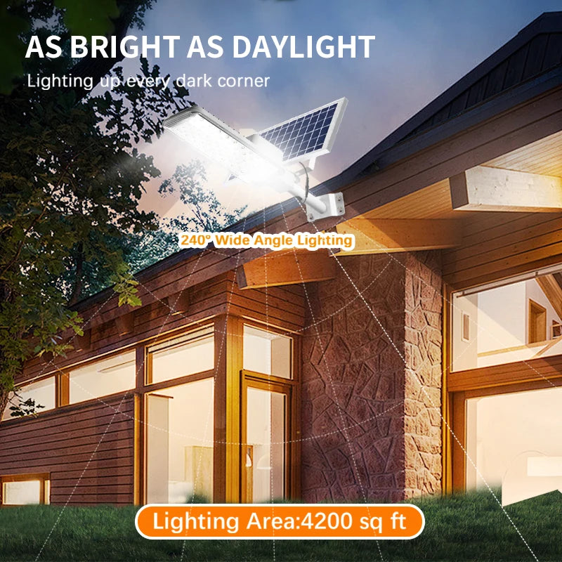 Solar Light High-Power 6500K LED Dusk to Dawn LED Solar