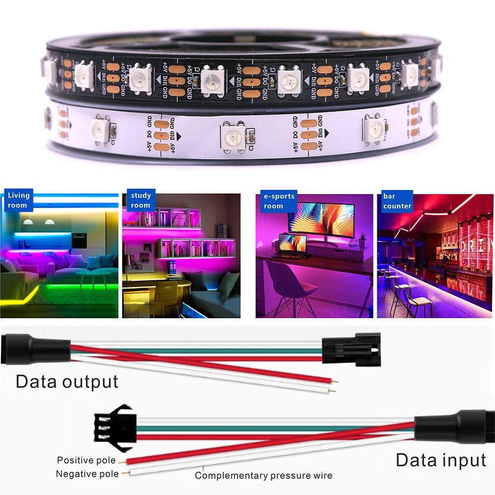 SPI Color LED Addressable Programmable LED Light