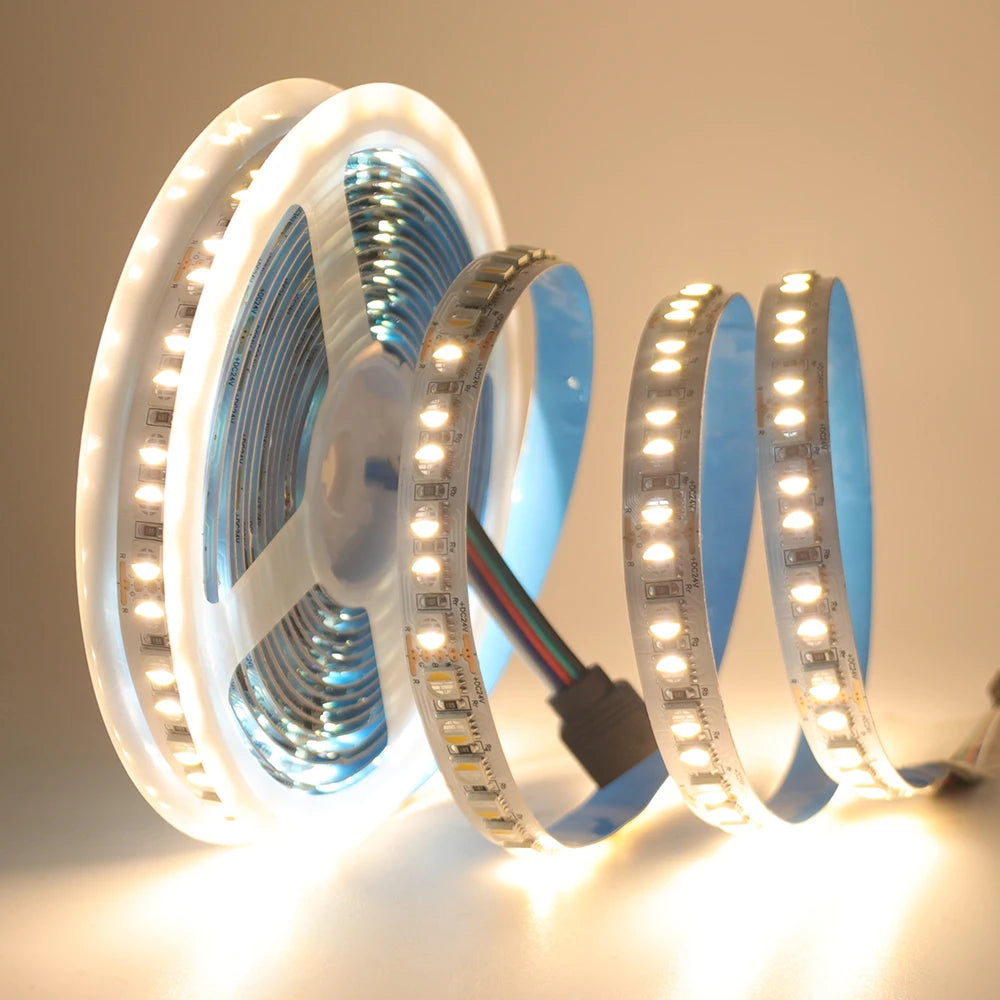 RGBW RGBWW LED Strip DC 12V 24V 4 Colors In 1 Chip Rope Light