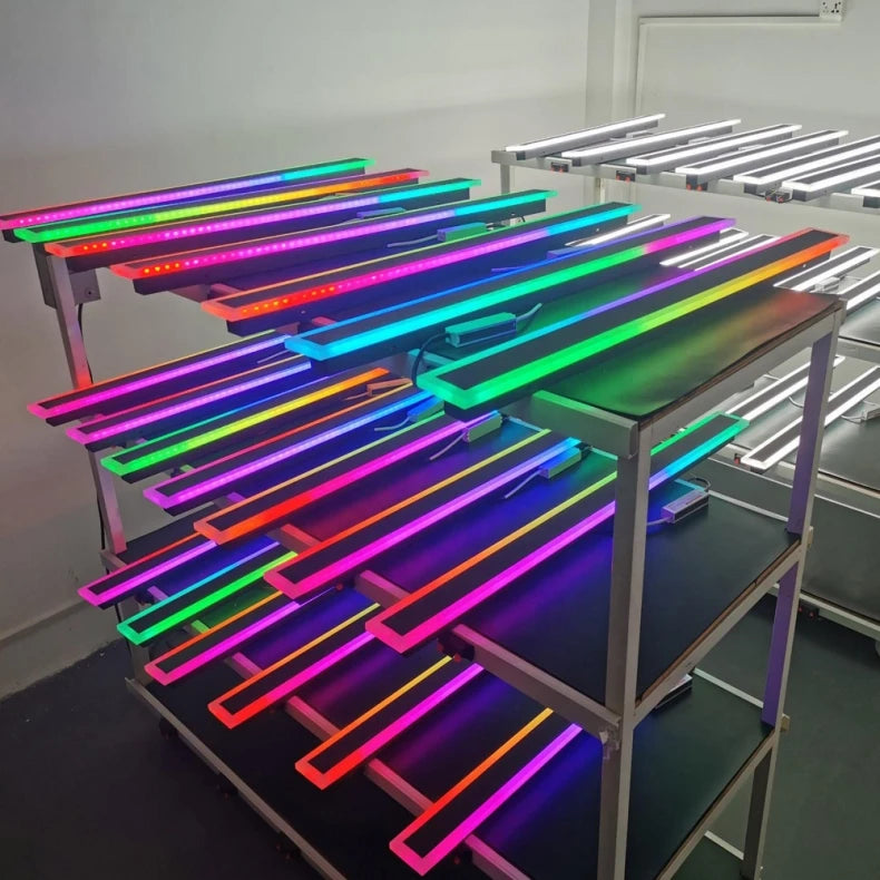 Outdoor Long Strip RGB LED Wall Lamp Remote/Tuya WiFi APP