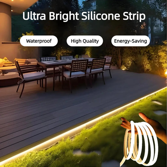 10M 20M 30M COB Neon Strip Light 288LEDs/M Pure Silicone Tube