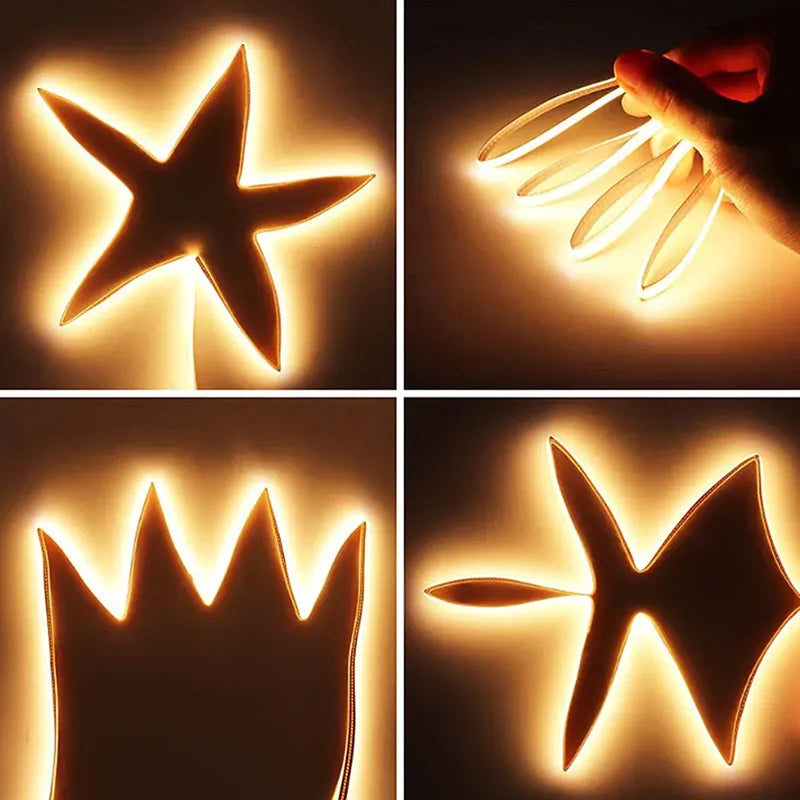 1~5m DC5V COB LED Strip Light with USB power supply