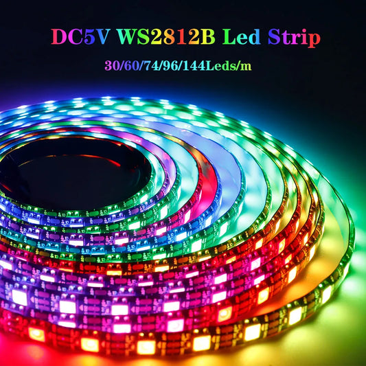 WS2812B DC5V 30/60/74/96/144leds/m Led Strip light