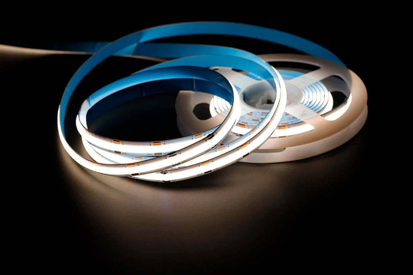 DC24V 2700K-6500K CCT COB FOB LED Strip Light 608LEDs