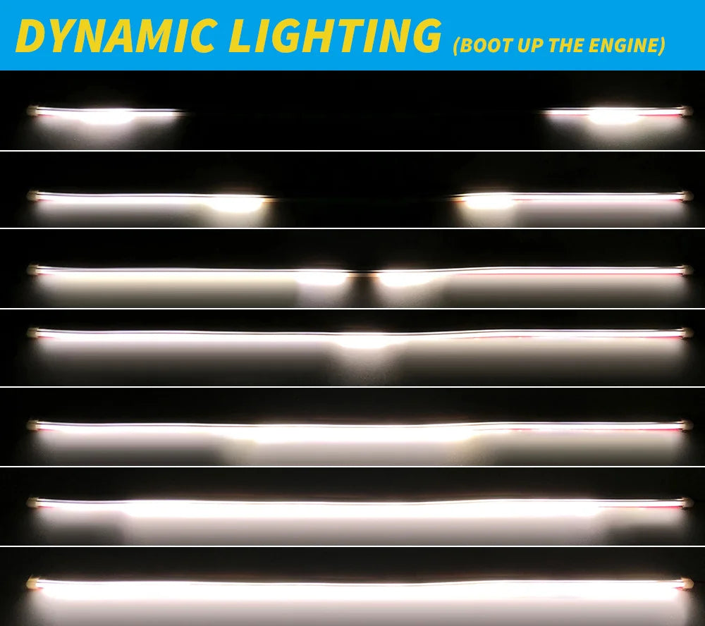 LED Car Hood Lights Strip Universal Auto Decorative Lamps