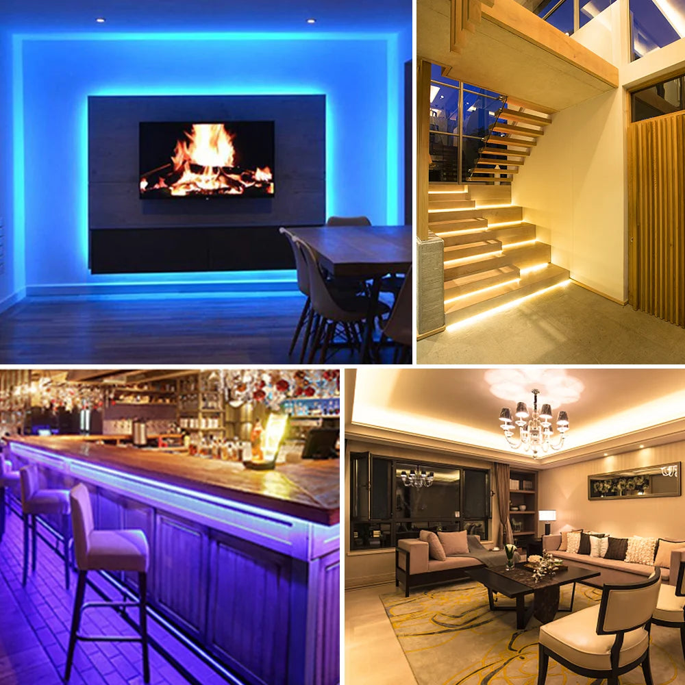 LED Strip Light USB 60Leds/m Flexible Led Tape for Room Decor