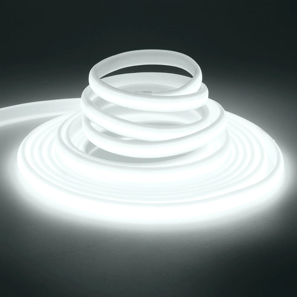 12V 24V COB LED Tape Flexible DC Plug/2Pin Wire Strip Light