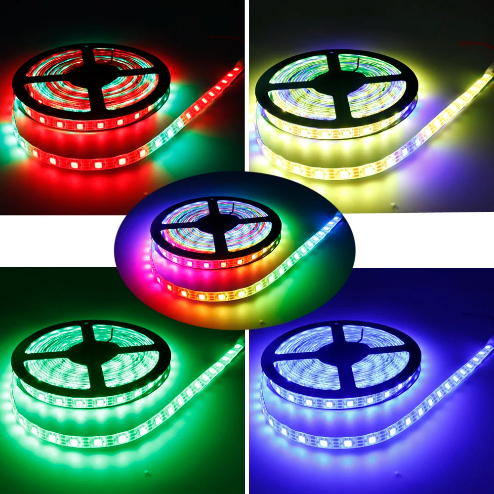 DC5V WS2812B Led Strip Light 30/60/74/96/144 LEDs