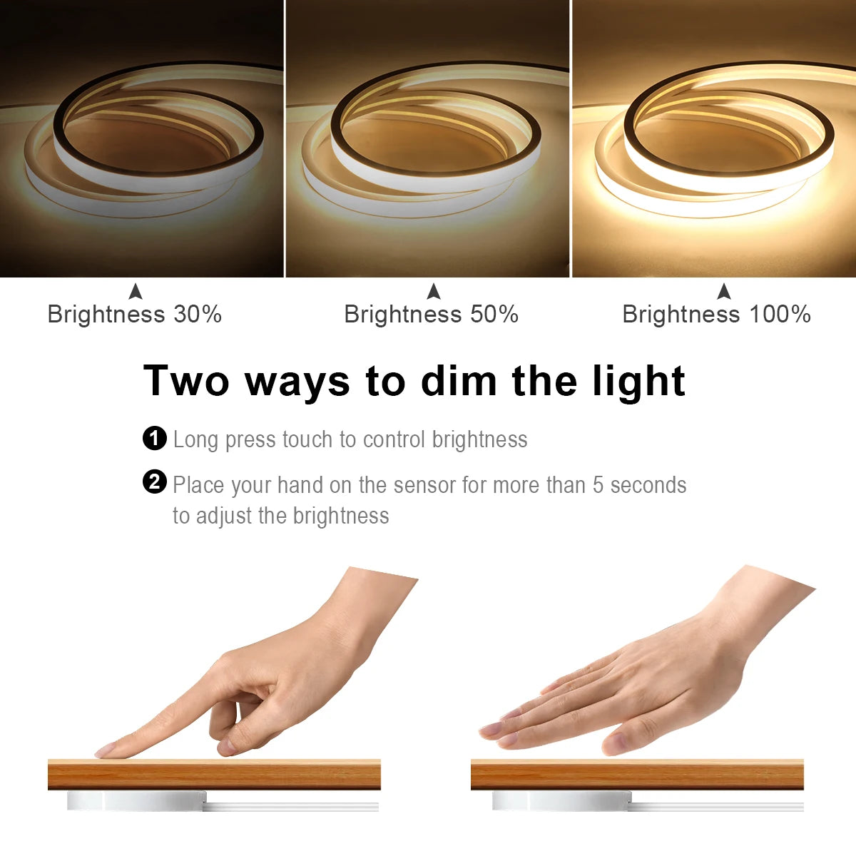 1m-10m Motion Sensor Hand Scan Touch Sensor Dimming Neon Light