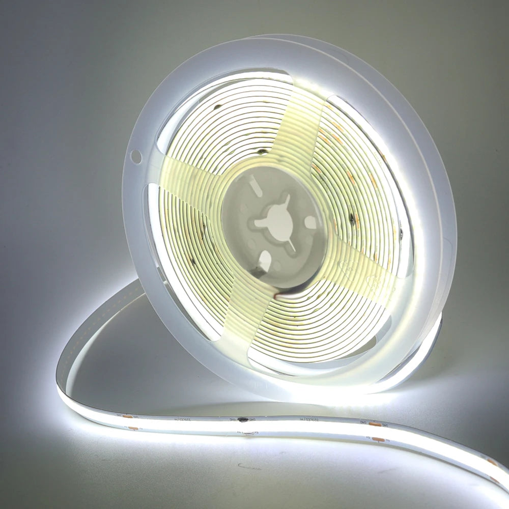 COB LED Strip 5V 12V 24V 320LEDs Flexible LED Tape