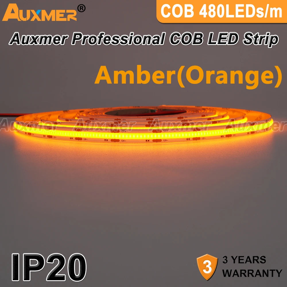 Professional COB 480LEDs/m LED Strip Light CRI90 High Density