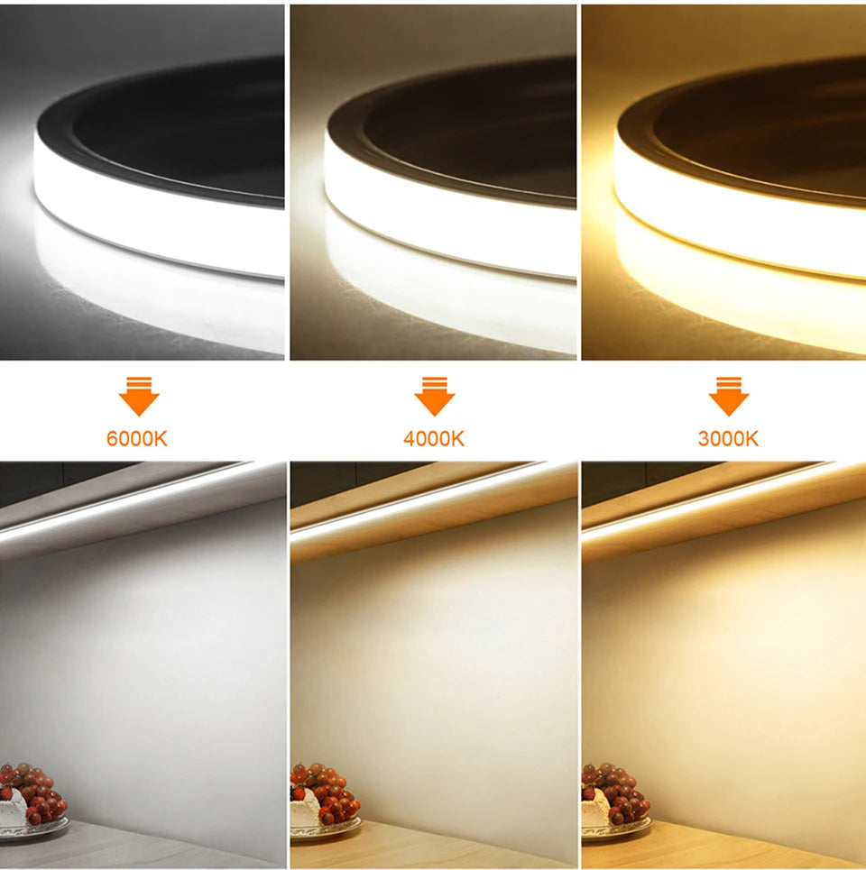 USB COB Neon LED Strip Light with PIR Motion Sensor IP65