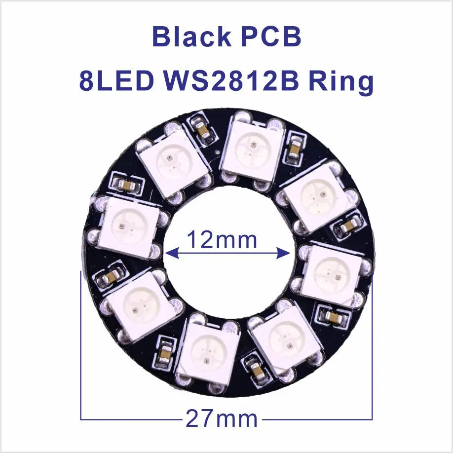 DC5V WS2812B Pixel Ring LED Panel Light Individual