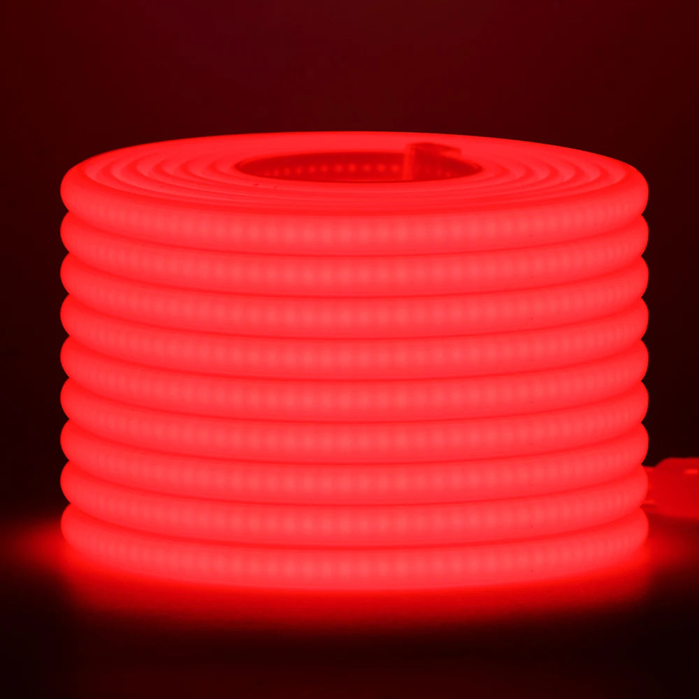 220V COB LED Neon Strip Light Switch ON/OFF EU Plug