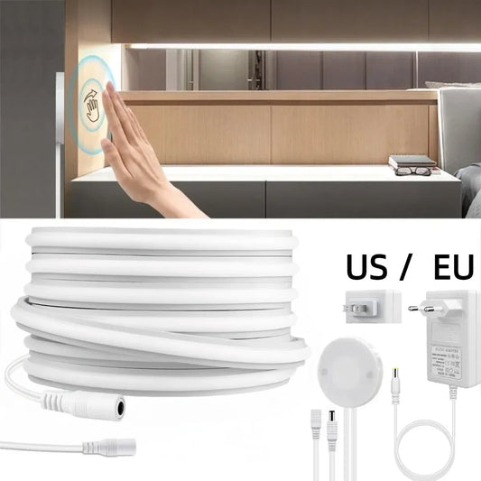 24V COB Neon Strip Light 280LEDs/M Solid Silicone Gel Tube