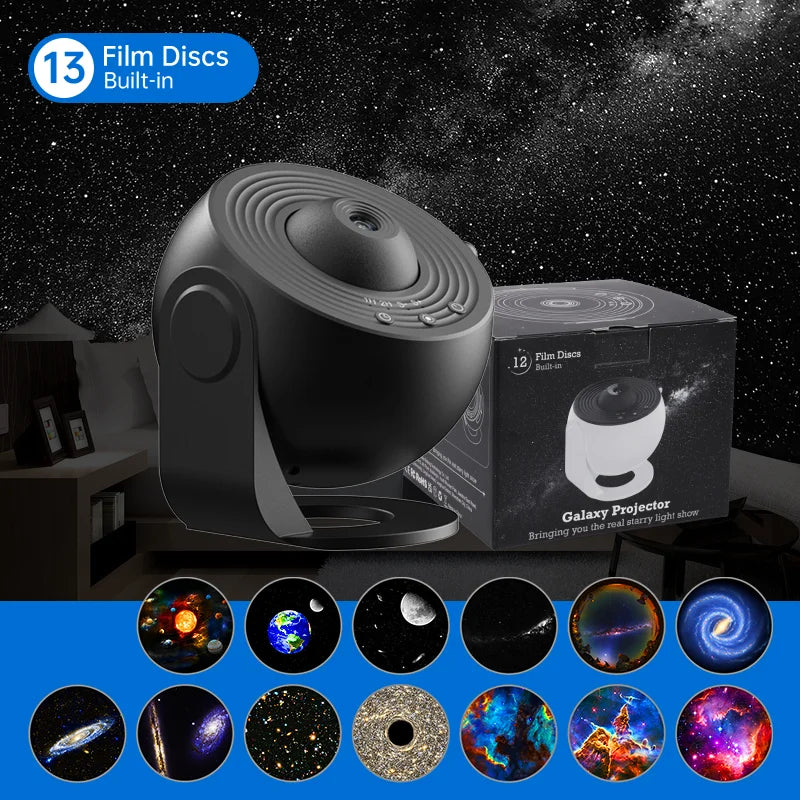 Night Light Galaxy Projector Starry Sky Projector 360° Rotate