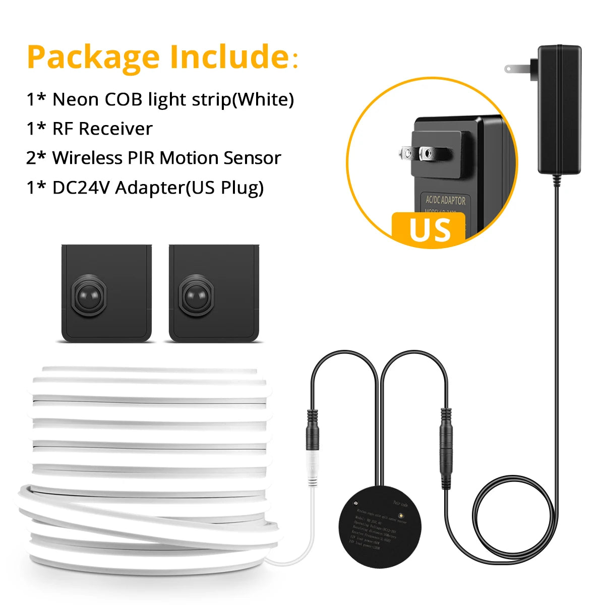 NEW 10M 5M Set Solid COB Neon LED Strip Light