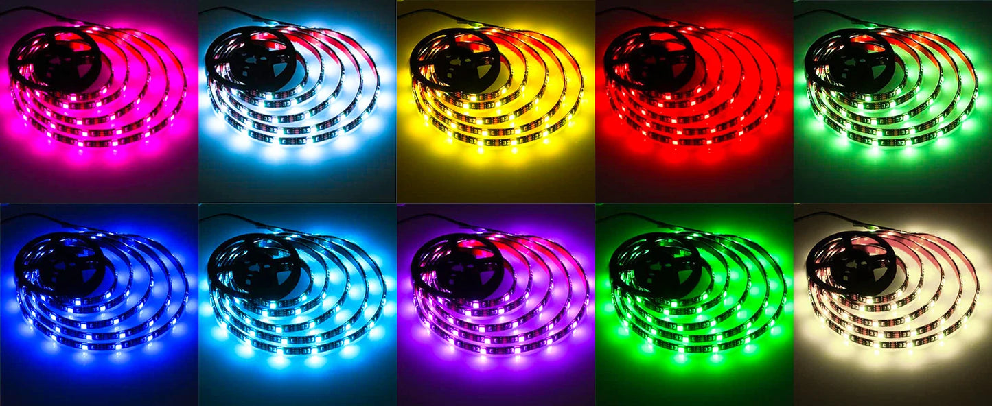 TV Backlight Monitor Display Background Tape Light USB RGB