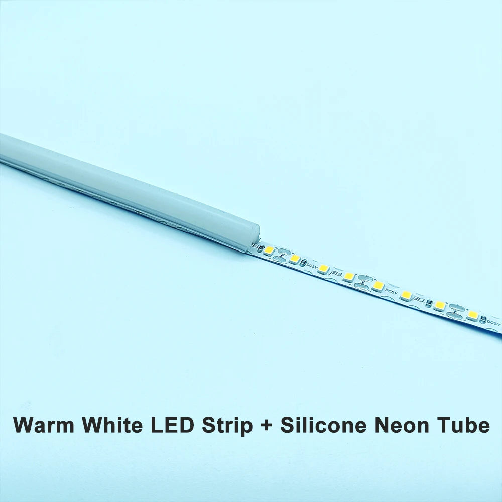12 Colors DIY Neon Light DC5V S Shape LED Strip Lights