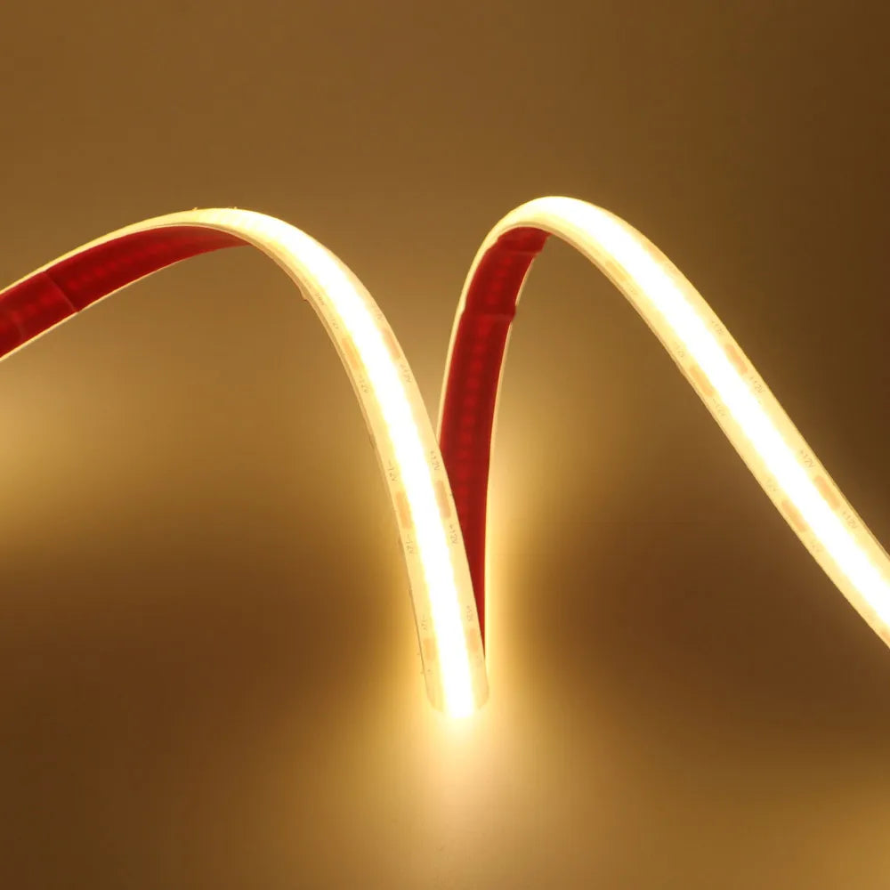 IP68 Waterproof COB Led Strip Light 12V 24V Flexible LED Tape
